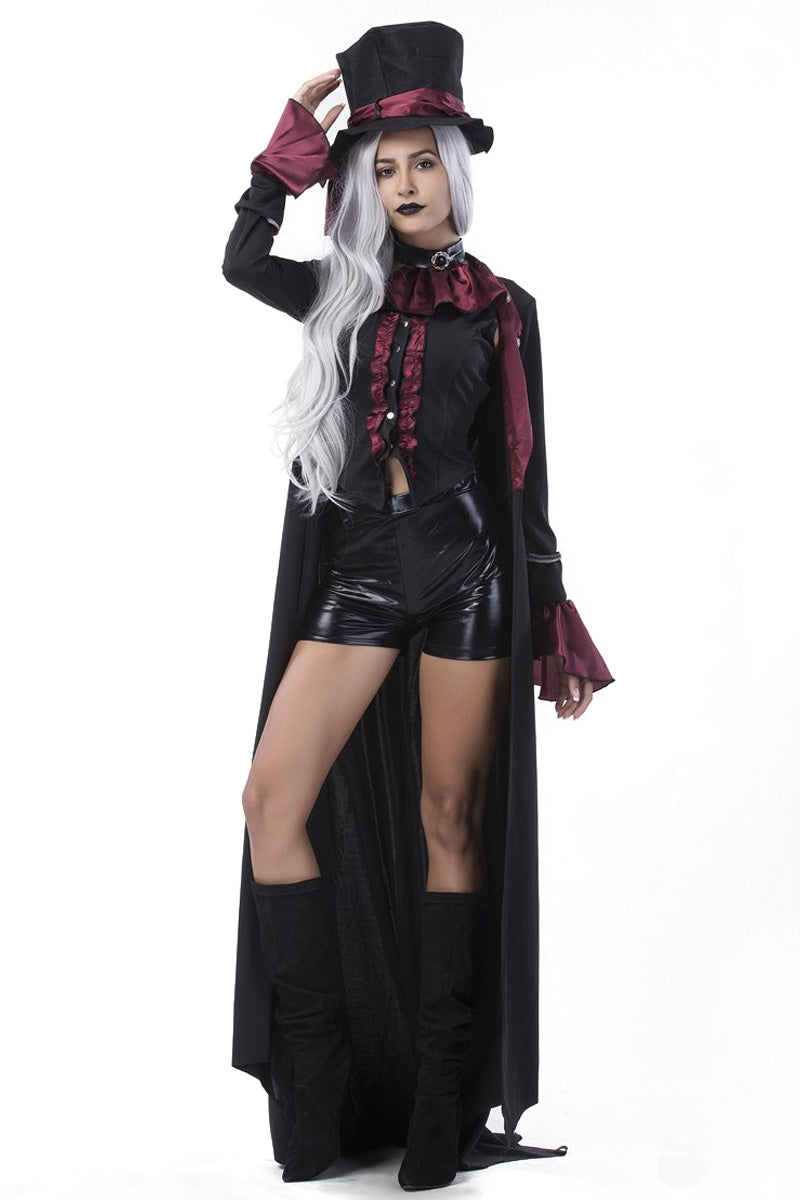 LUSTY VAMPIRE Witch Queen Long Dress Party Uniform DS Costume