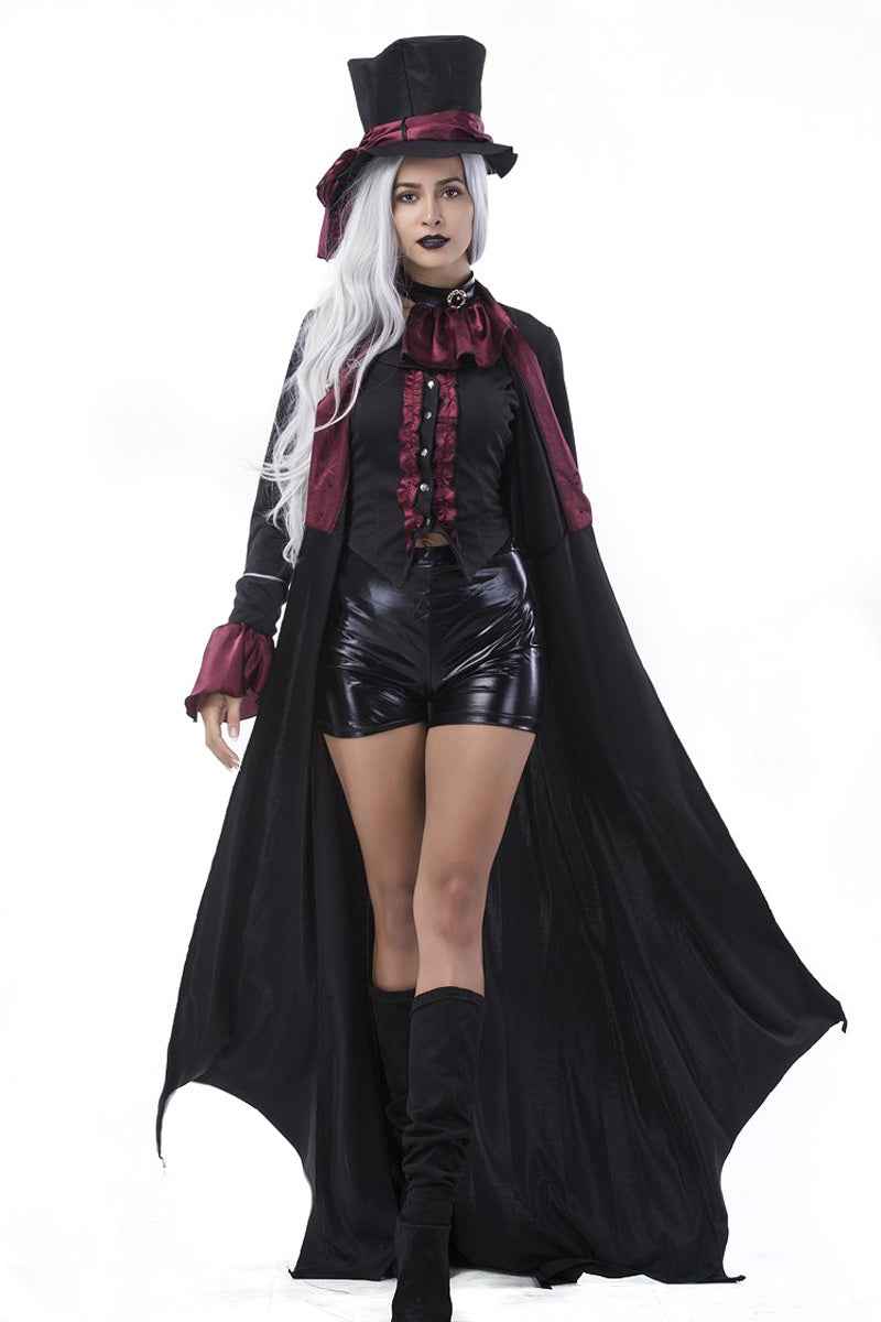 LUSTY VAMPIRE Witch Queen Long Dress Party Uniform DS Costume