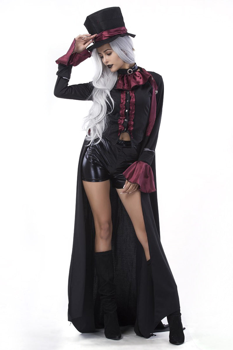 LUSTY VAMPIRE Witch Queen Long Dress Party Uniform DS Costume