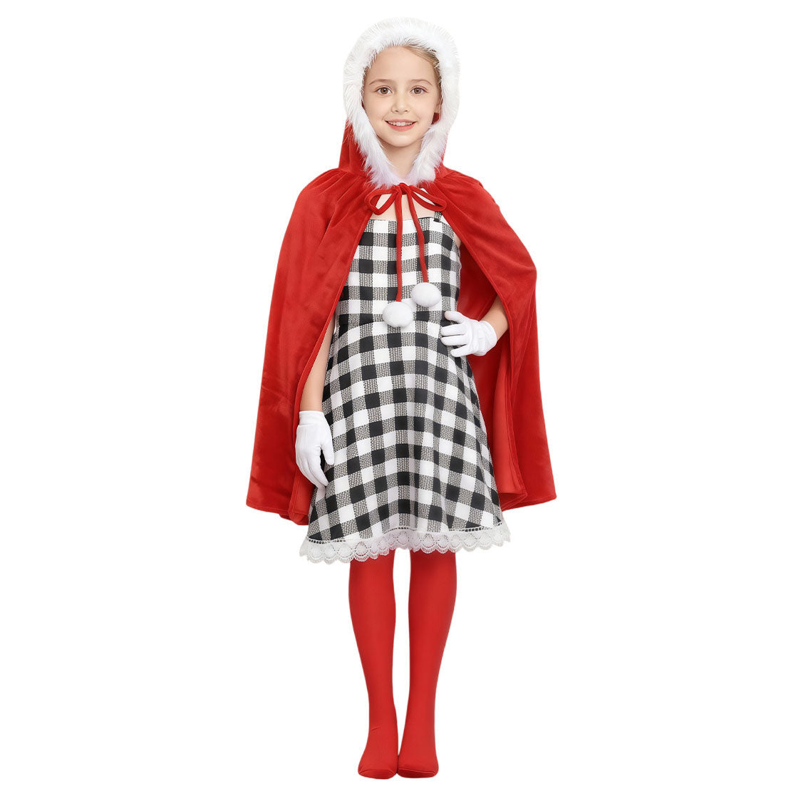 Girls Cindy Lou Who Costume Christmas Kids Whoville Dress Sets