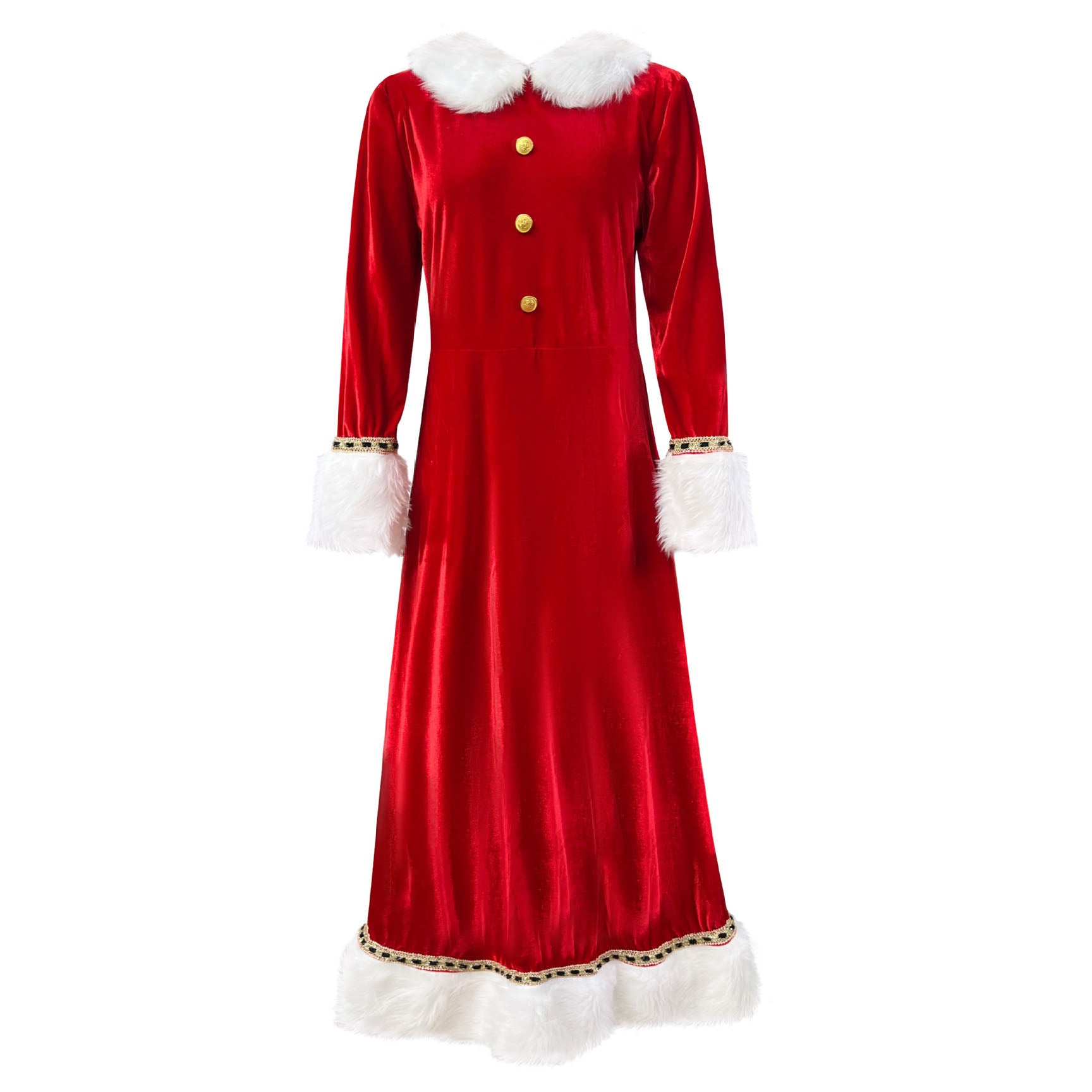 Christmas Women's Dress for Adult Party Performance Santa Xmas Outfits