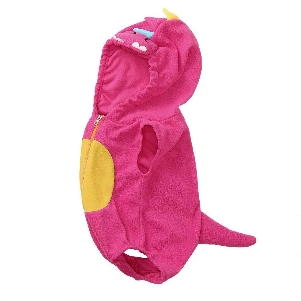 Children's Costume Cute Dinosaur Rose Red Shape One-piece Romper - ciclove