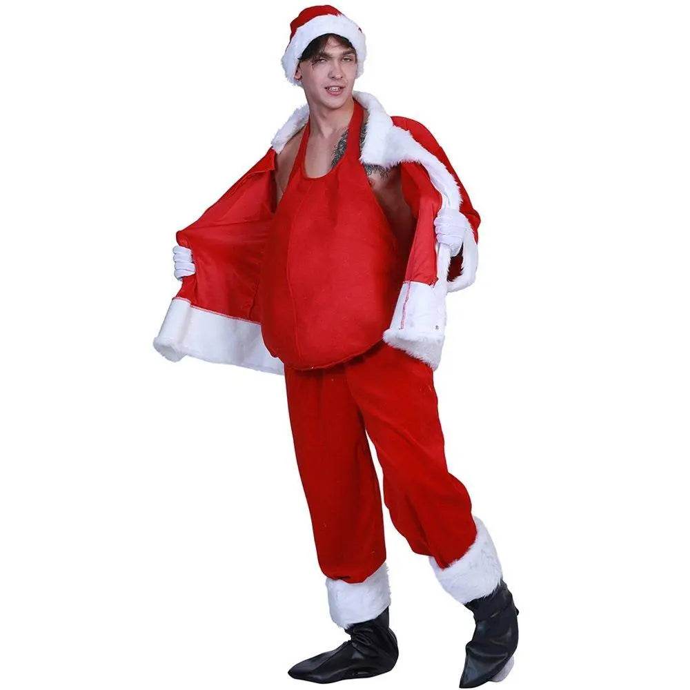 Christmas Costume Accessories Santa Claus Fake Belly Props Unisex - ciclove