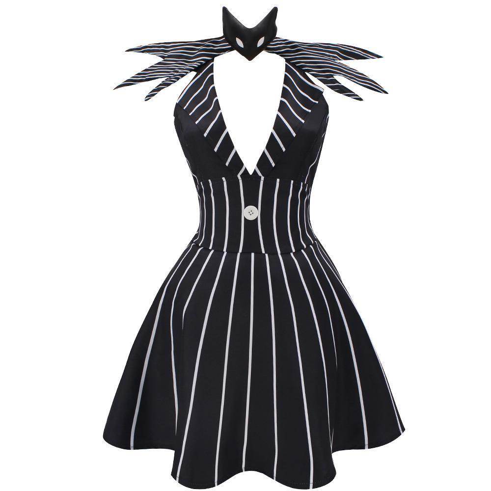 jack skellington costume Dress Nightmare Before Christmas For Women - ciclove