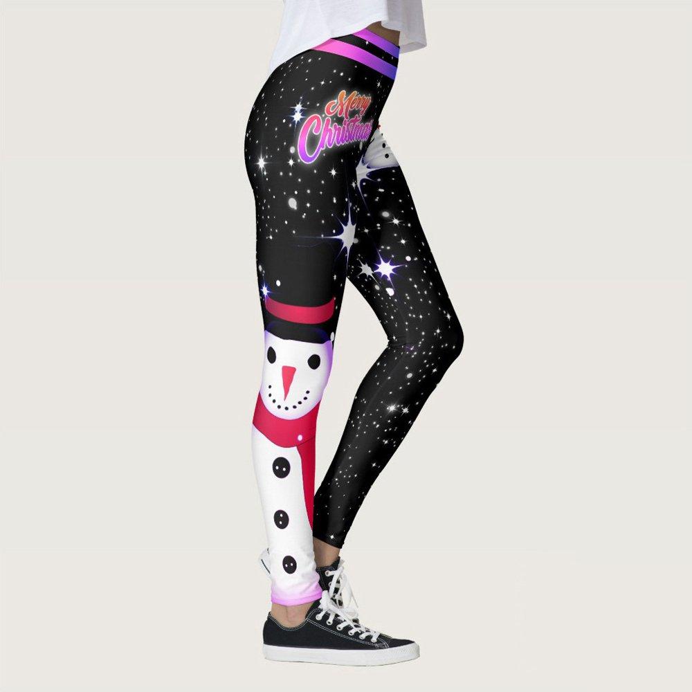 Christmas Pants Leggings Women's High Waisted Yoga Leggings
