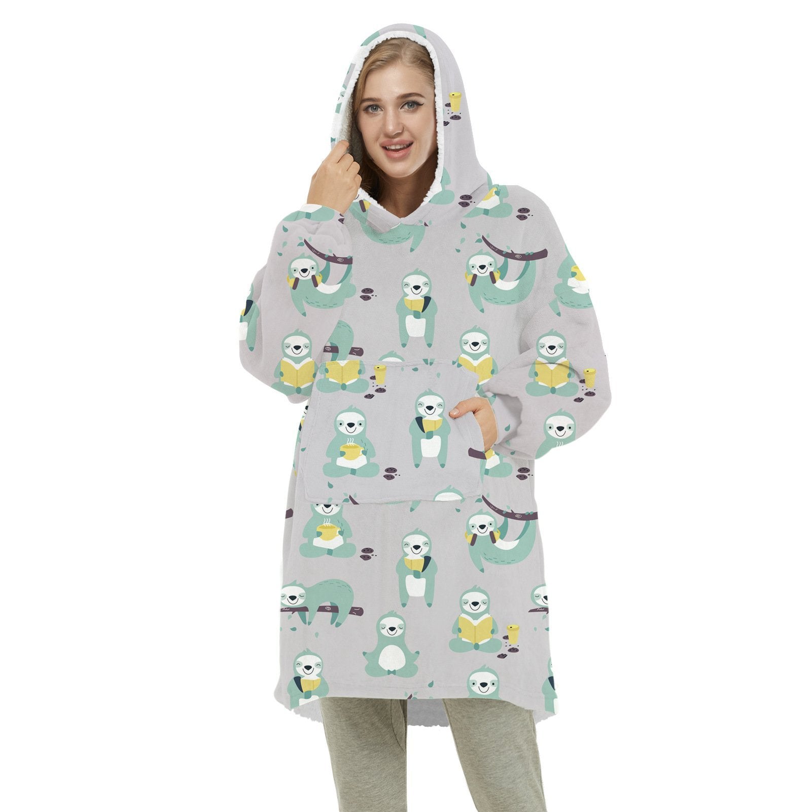 Family matching pajamas robes hoodie blanket Holiday Christmas Gifts