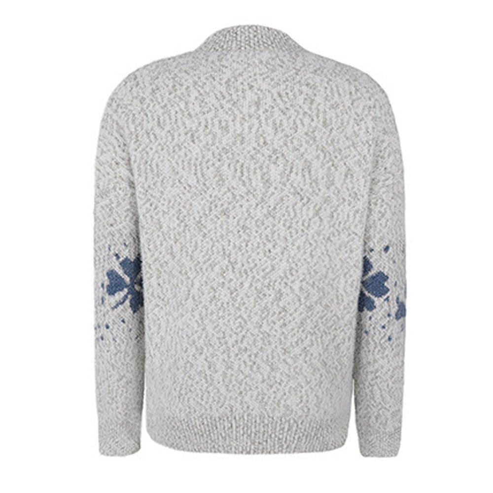 Women Ugly Christmas Sweaters Half Turtleneck Snowflake Top