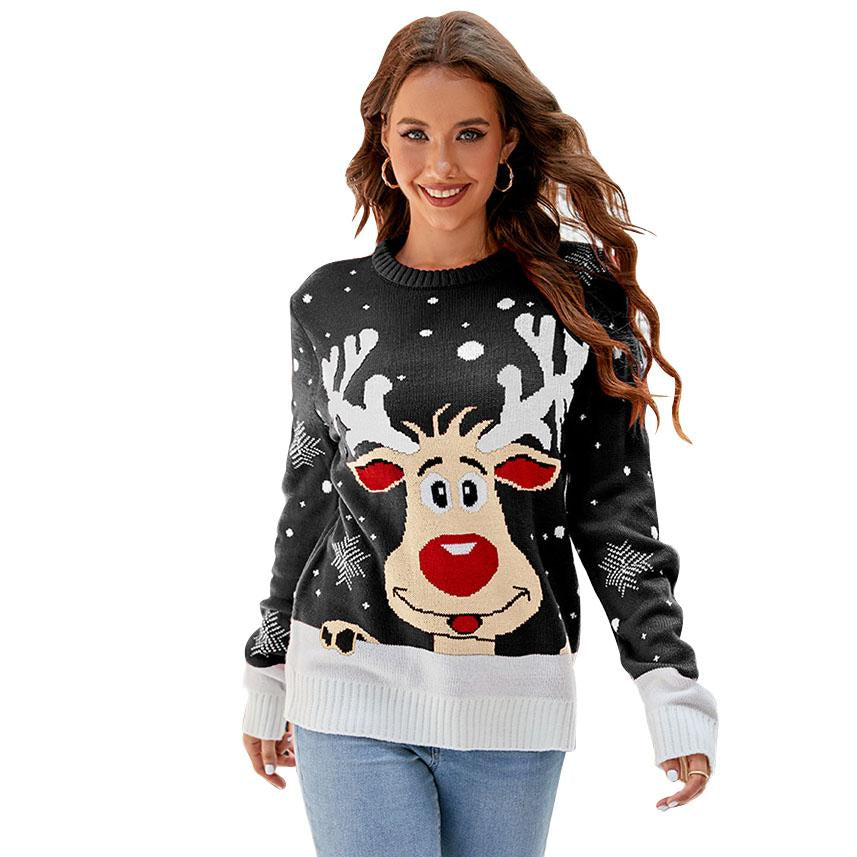 Ugly Casual pullover Christmas sweater for women - ciclove
