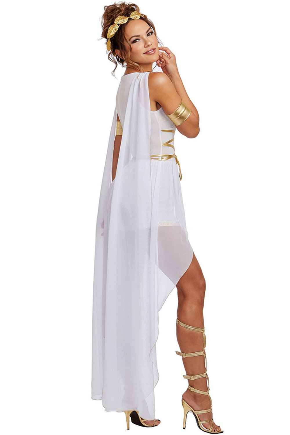 Greek Goddess Halloween Costume Dress for Women