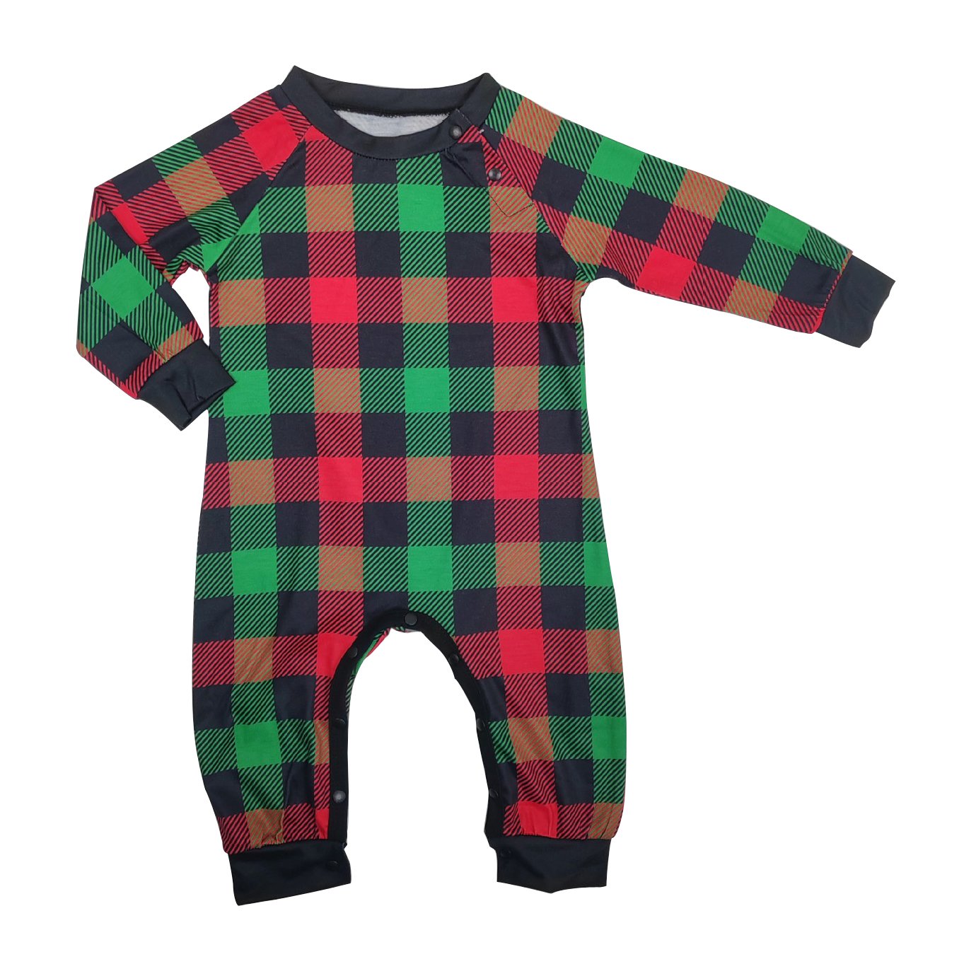 Elk Plaid Print Christmas Family Couples Matching Pajamas Party Sets - ciclove