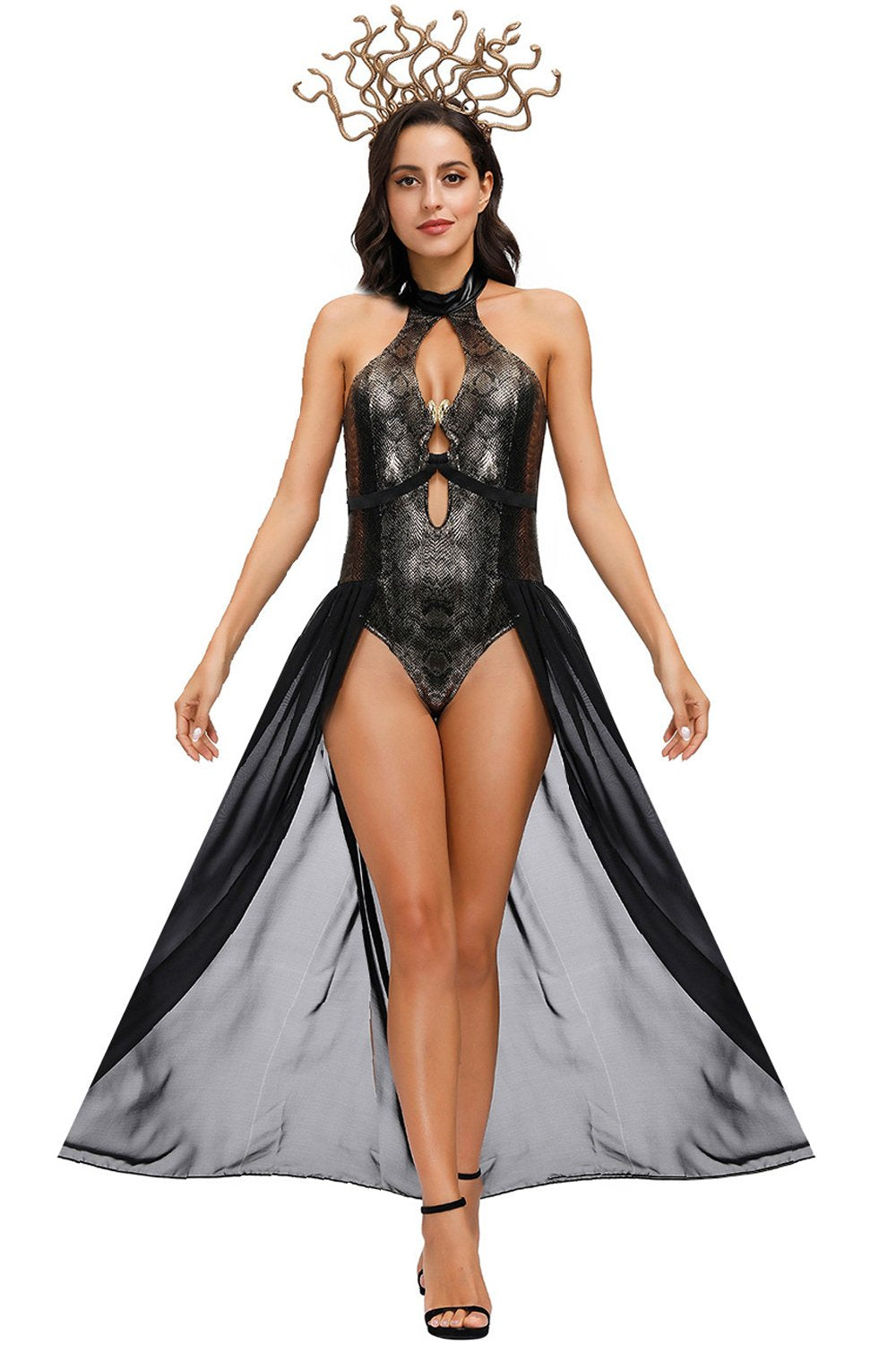 Greek goddess Egyptian Medusa Costume Halloween
