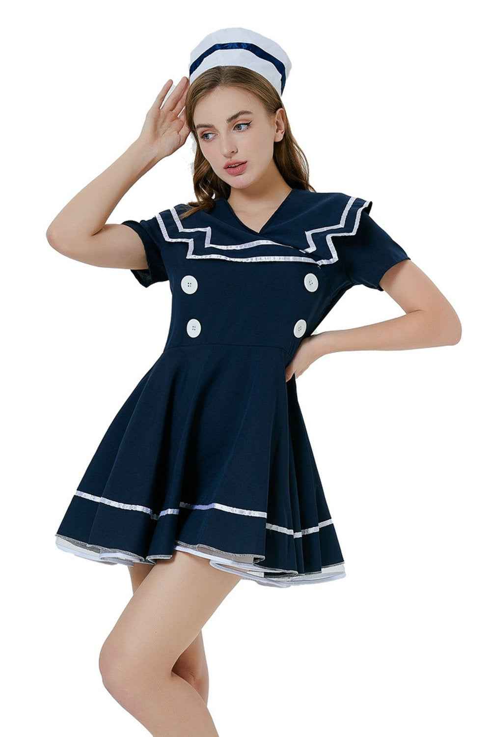 Pin Up Sailor Women Captain Costume