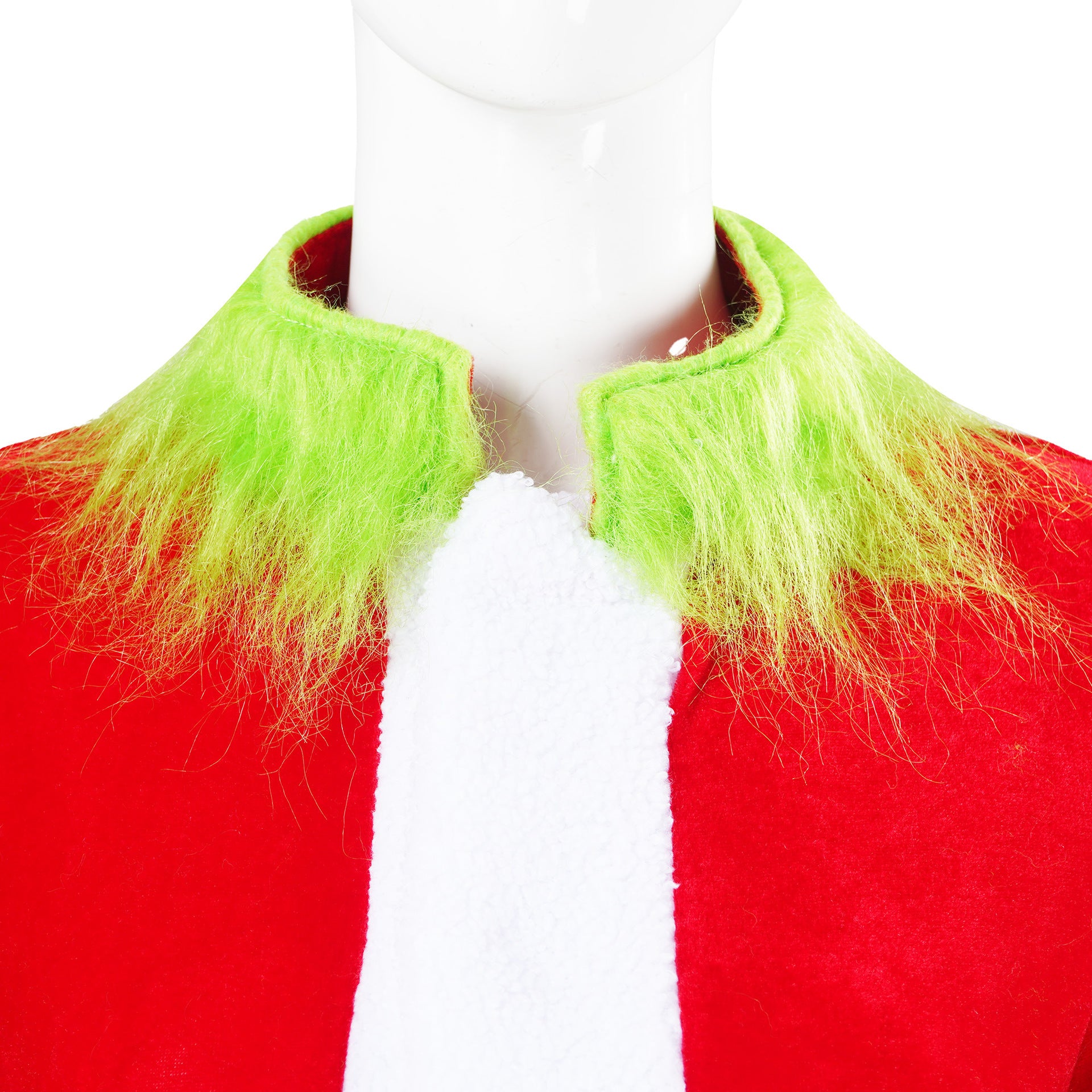 Christmas Spot Green Hair Monster Grinch Cosplay Costume Santa Xmas Outfits