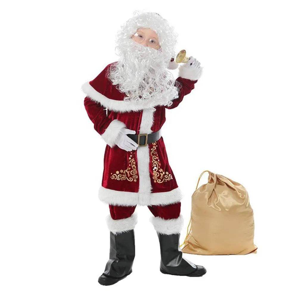 Children's Christmas Costumes Boys and Girls Santa Claus Costumes - ciclove