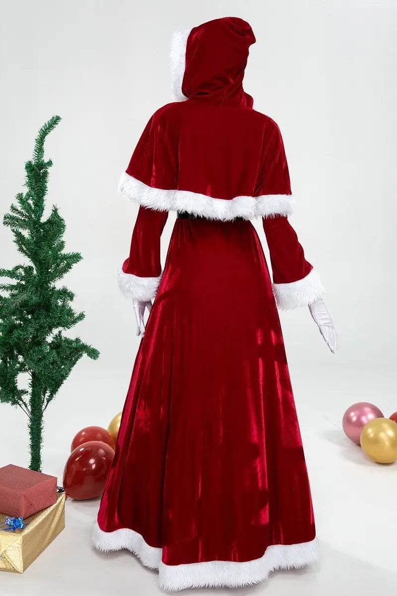 Christmas Costumes Christmas Queen Santa Claus Skirt Set - ciclove