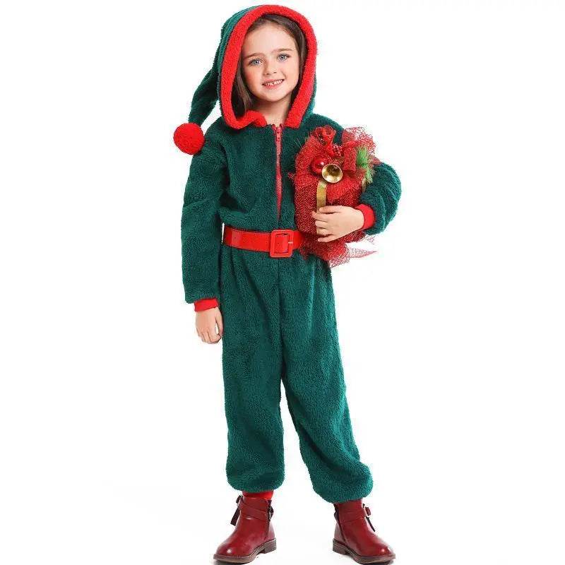 Christmas Family Matching Costume Onesies Hooded Pajamas Jumpsuit - ciclove