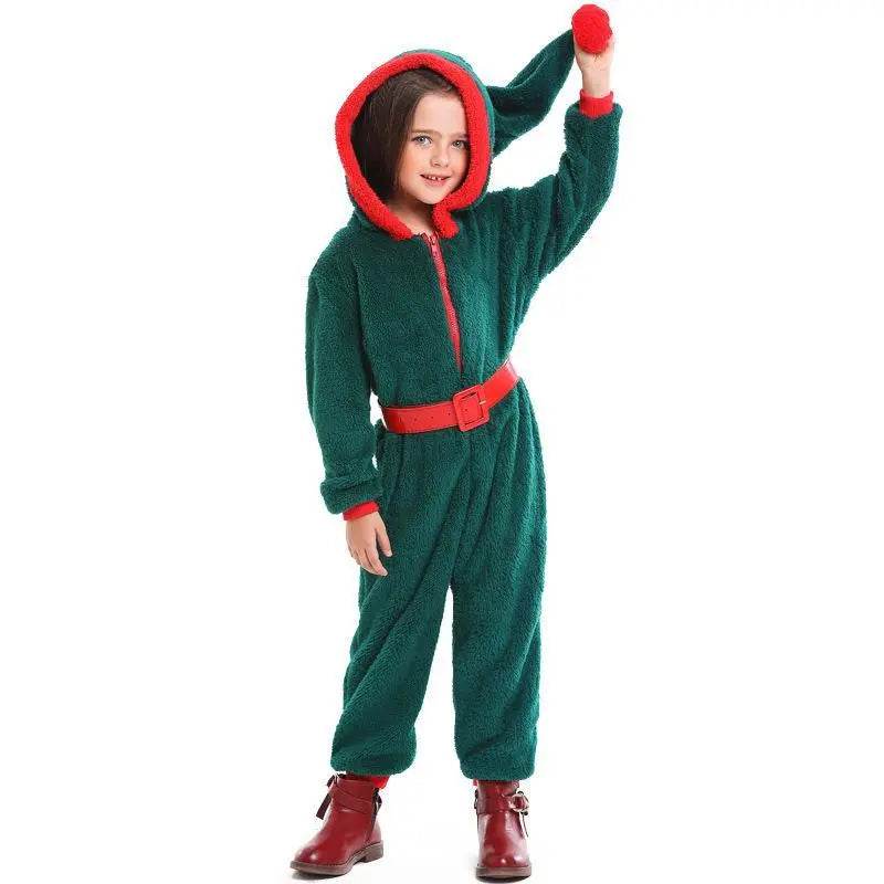 Christmas Family Matching Costume Onesies Hooded Pajamas Jumpsuit - ciclove