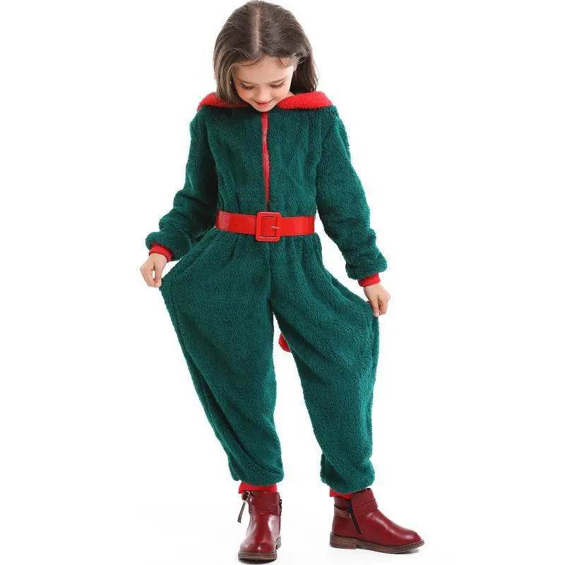 Christmas Family Matching Costume Onesies Hooded Pajamas Jumpsuit - ciclove