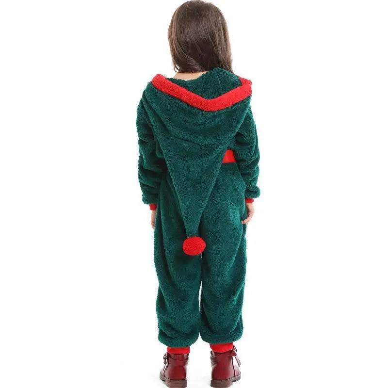 Christmas Family Matching Costume Onesies Hooded Pajamas Jumpsuit - ciclove