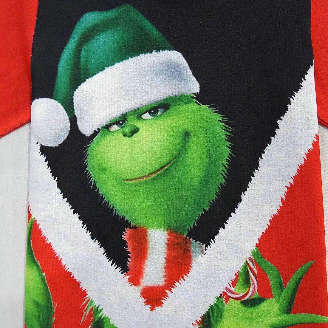 Green Monster Grinch Kids Boys Costume Mask Golves Set Christmas Gift - ciclove