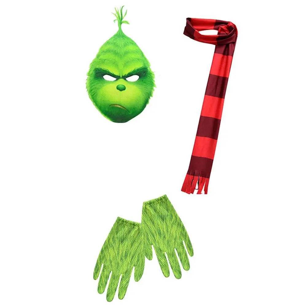 Kids The Grinch Christmas Costumes Jumpsuit Sets - ciclove
