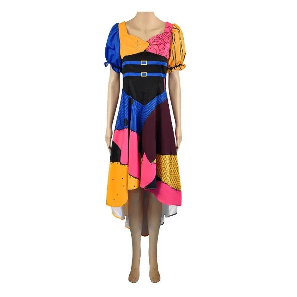 Sally Jack Skellington Finkelstein Costume Dress The Nightmare Before Christmas Halloween - ciclove