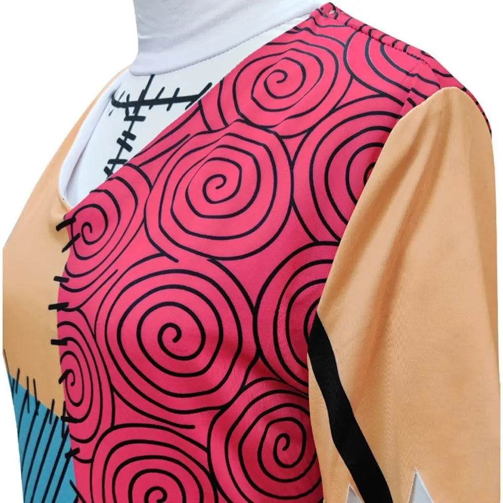 Sally Jack Skellington Finkelstein Costume Dress The Nightmare Before Christmas Halloween - ciclove