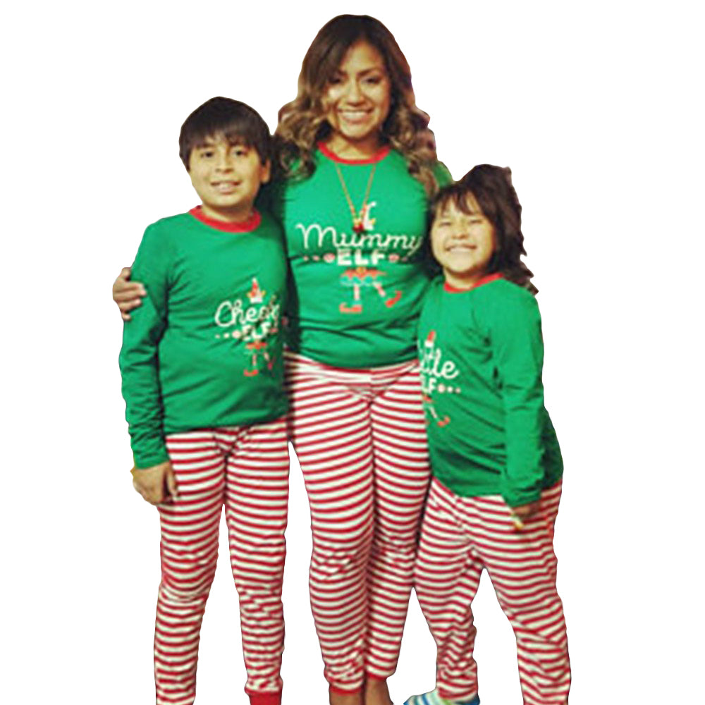 Christmas Family matching Pajamas Sets Santa Stiped Clothing for Daddy Momy me Baby Kids Gift 2022