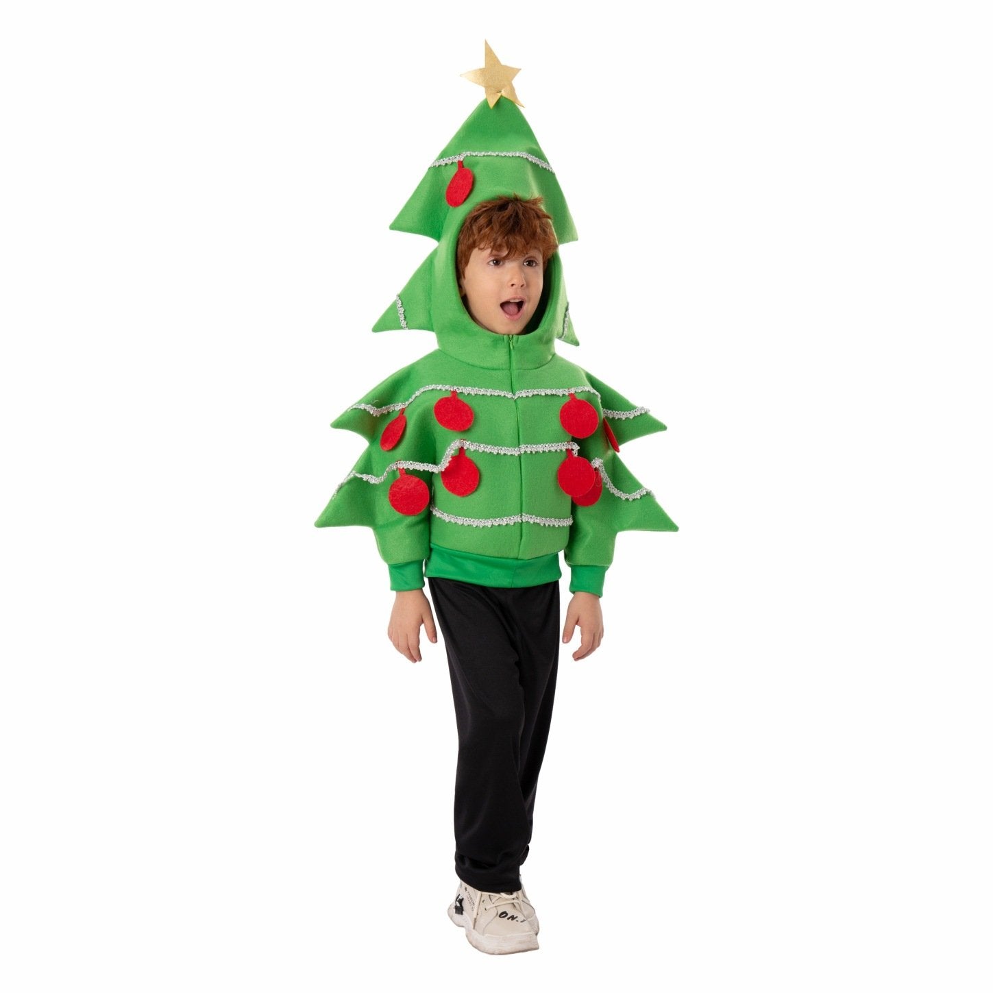 BuyChristmas Tree kids Costume for School Christmas Party Cosplay Now Cheaper With 3 - 5 Days Ship - PajamasBuy