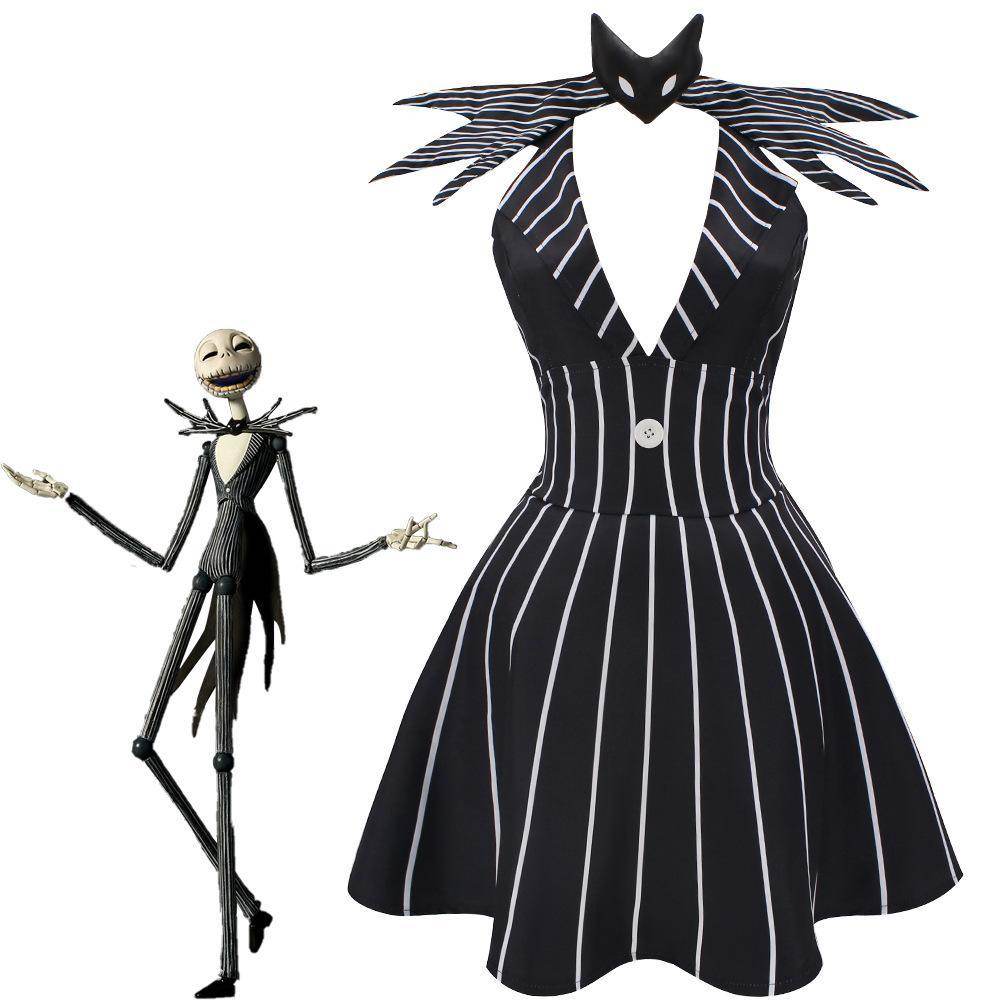 jack skellington costume Dress Nightmare Before Christmas For Women - ciclove