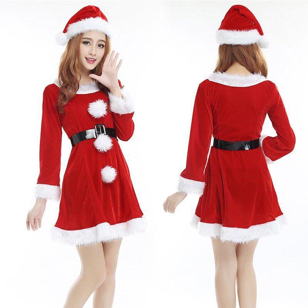 Christmas Costumes Christmas Hat and Dress Stage Performance Suit