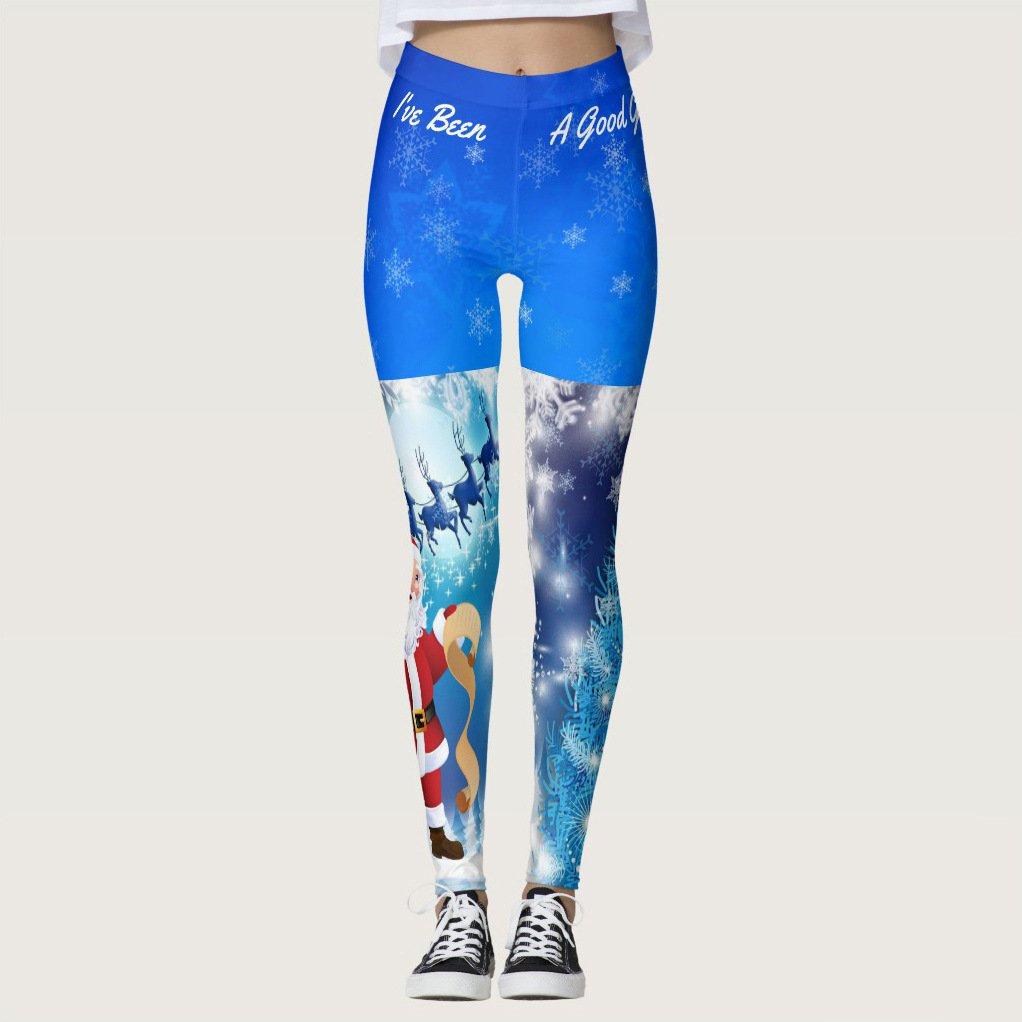 Christmas Pants Leggings Women's High Waisted Yoga Leggings