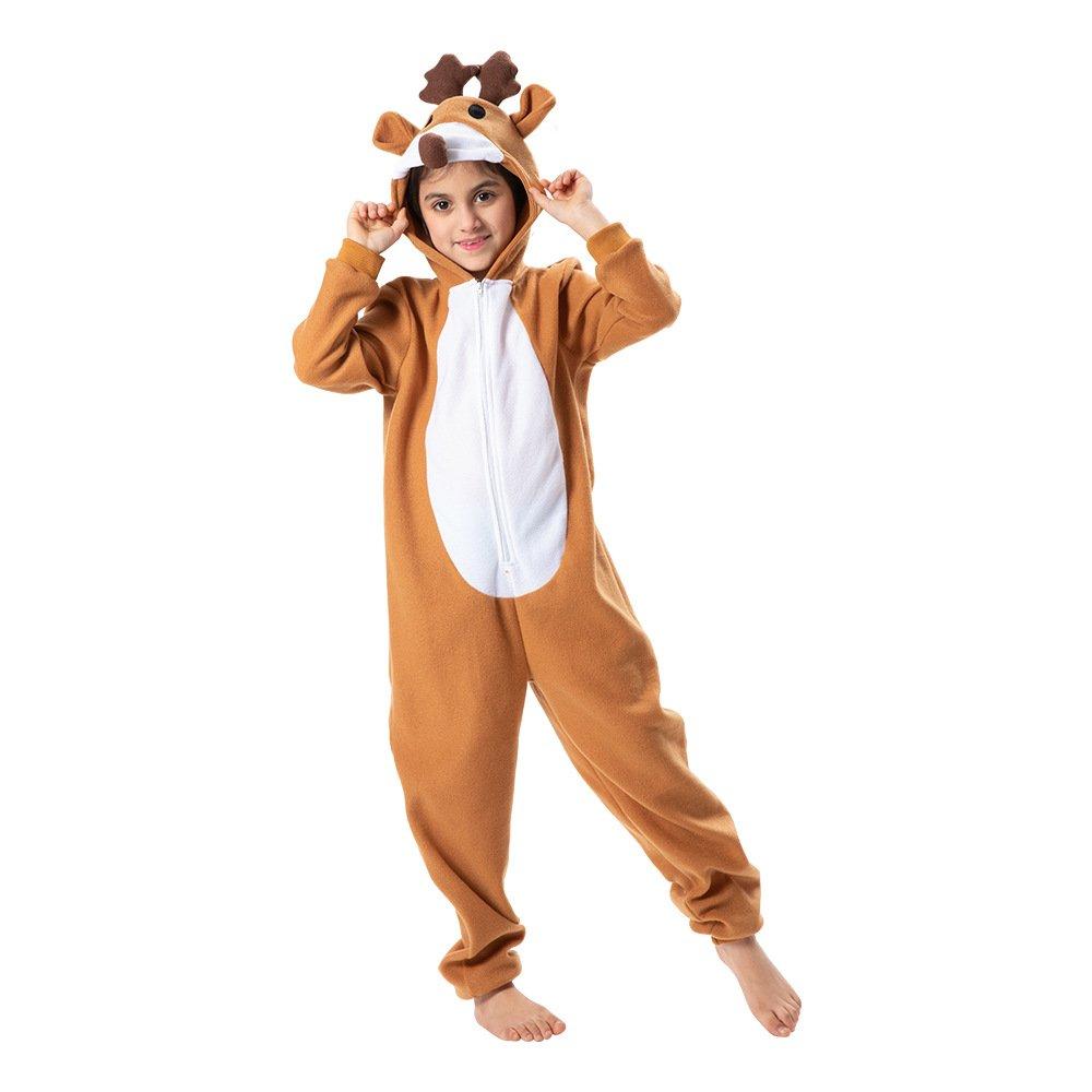 Christmas Elk Kigurumi Pajamas Party Stage Props Bar Horse Reindeer Suit