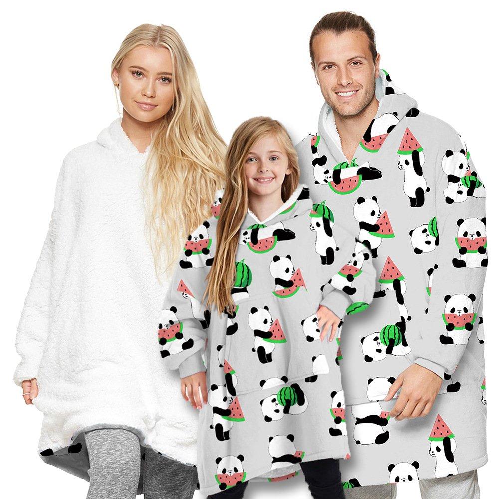 Family matching pajamas robes hoodie blanket Holiday Christmas Gifts