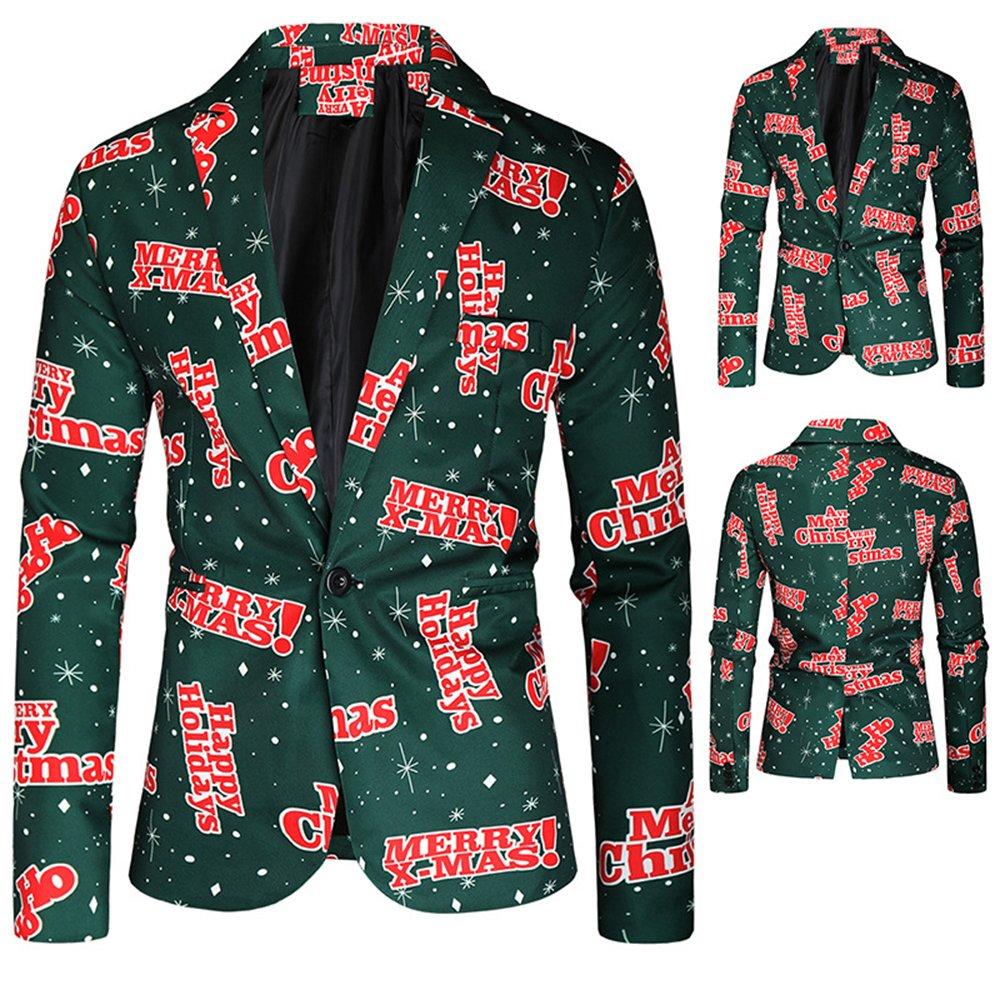 Men Coat  Casual Suit Jacket 3D Fun Printing 2022