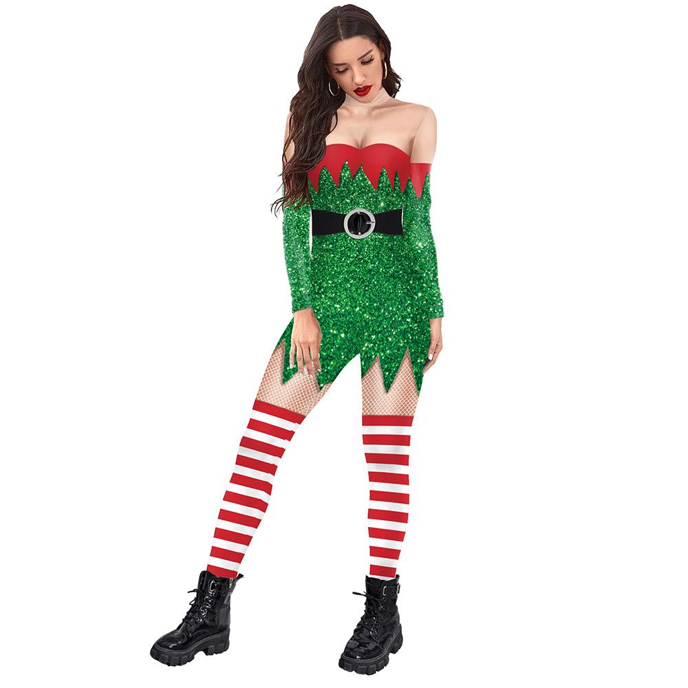 Christmas The Grinch 3D Printed jumpsuits onesies for women - ciclove