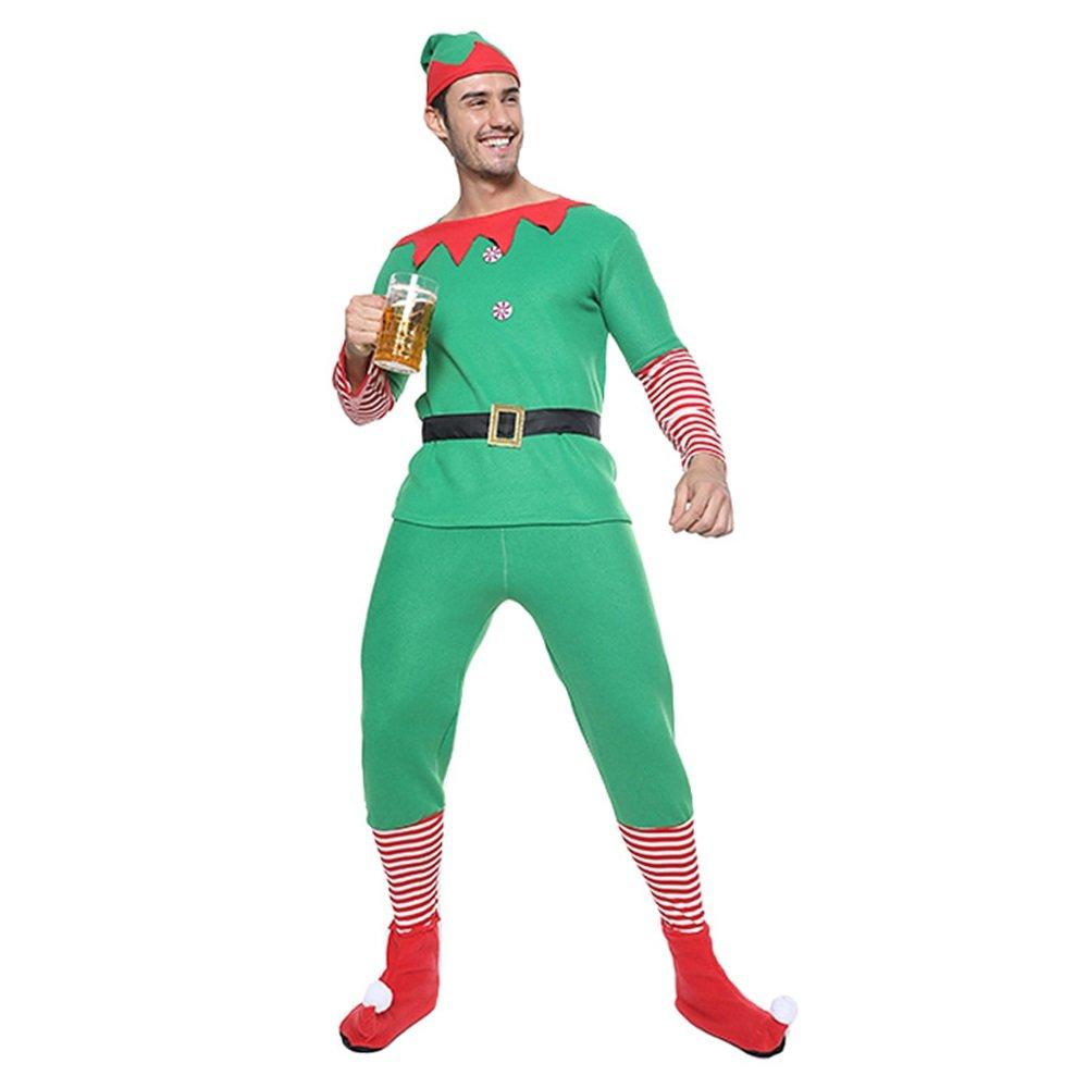 Christmas Costume Elf Cosplay Costume Six-piece Men