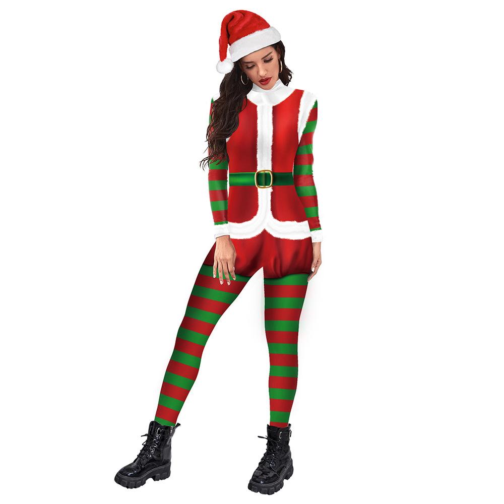 Christmas The Grinch 3D Printed jumpsuits onesies for women - ciclove