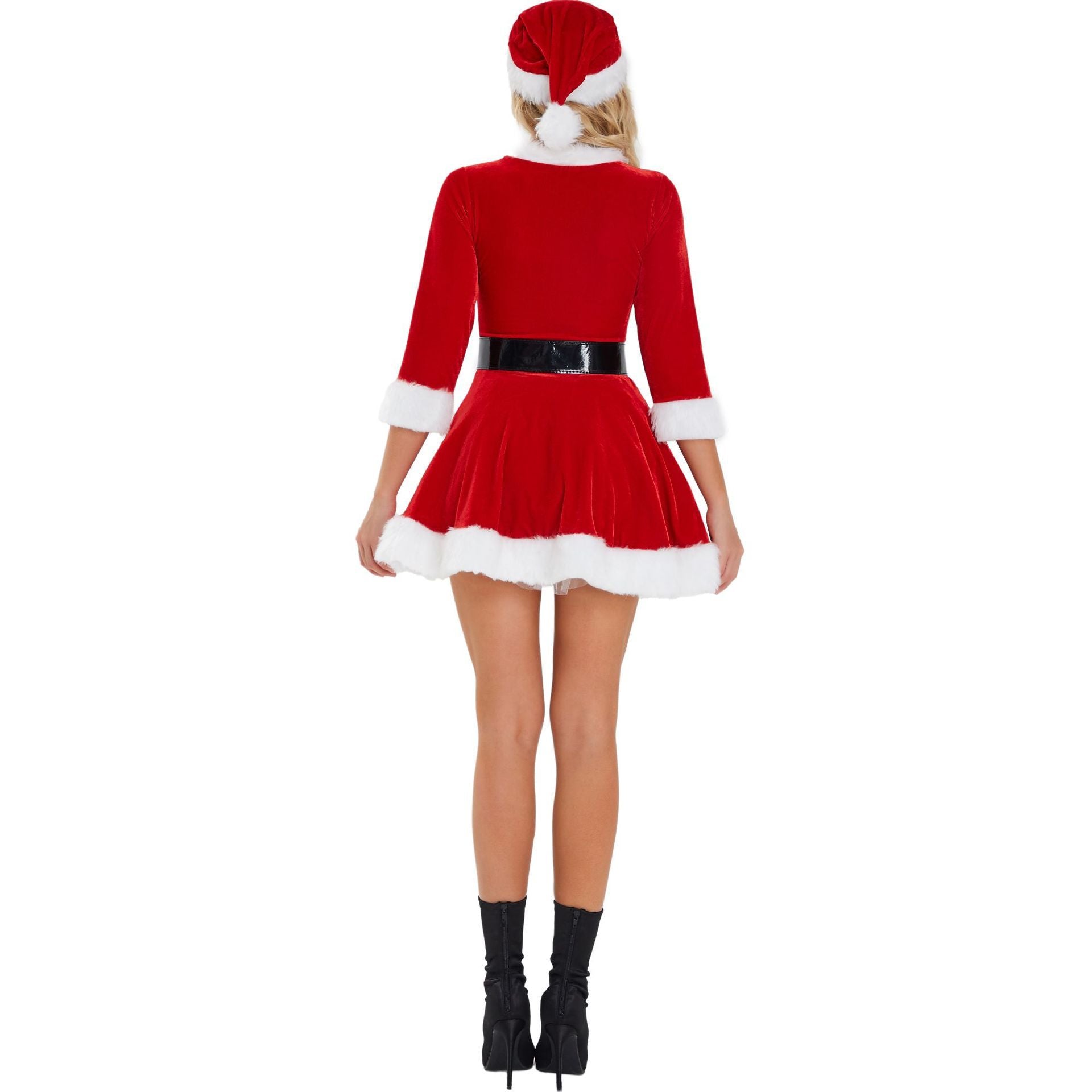 BuyWomen Christmas Party Winter Warm Dresses Costume with Hat Now Cheaper With 3 - 5 Days Ship - PajamasBuy